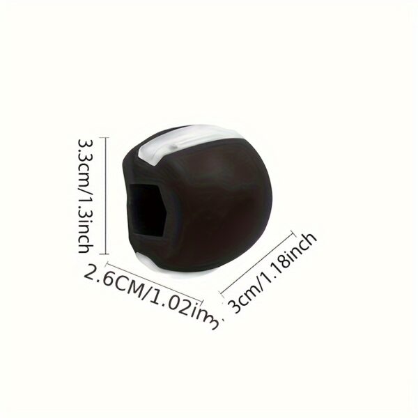 1pc Silica Gel Jaw Exerciser, Face Stress Ball, Jawline Facial Muscle Trainer, Home Fitness Exercise Equipment - Image 7