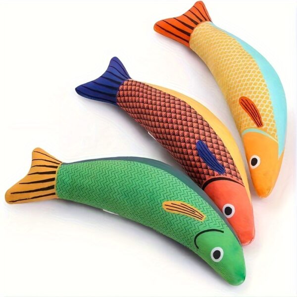 1/2pcs Ultra-Soft Crinkle Sound Cat Saury Fish Toy - Interactive Kicker for Indoor Exercise & Endless Fun - Image 10