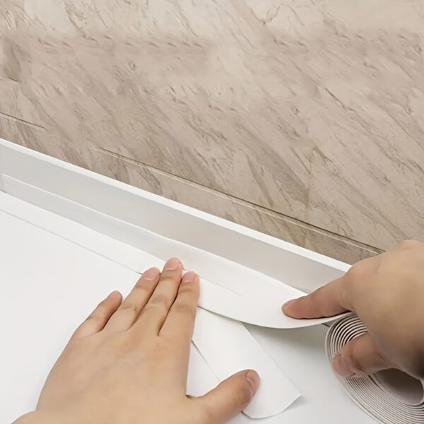 1pc, Self-Adhesive Sealing Strip, Caulk Sticker, Caulk Strip, Waterproof Caulking Sealing Tape For Sink, Kitchen Countertop, Shower, Toilet And Wall Corner, Cleaning Supplies, Household Gadgets, Christmas Supplies - Image 5