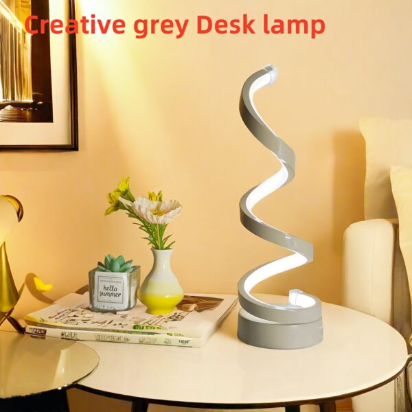 1pc The Original Spiral Lamp Is Suitable For Office, Bedroom, Living Room, Friends Give Gifts, USB Connection Is Easy To Use - Image 6