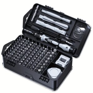 115-in-1 Precision Screwdriver Set, 115-in-1 Magnetic Repair Tool Kit, Anti-Slip Portable Tool Kit, Professional Screwdriver Tool Kit, Ergonomic Handle, Small Screwdriver For Mobile Phone, Computer, Watch, Laptop, Macbook, Glasses, Electronics