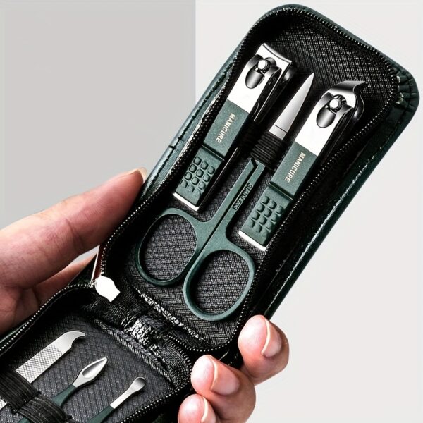 2023 New 6pcs Manicure & Pedicure Set Nail Scissors Clippers Ear Digging Spoon For Men & Women