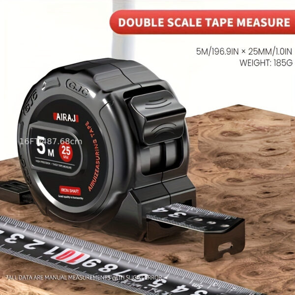AIRAJ Digital Tape Measure 3/5/7.5M with Metric and British Dual System, Industrial Grade Plastic, High Accuracy 0.01, Durable and Rust-Proof, Wear-Resistant without Laser - Measuring Tool - Image 4