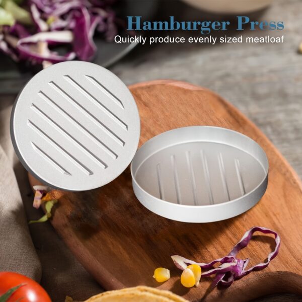 1pc, Manual Non-stick Hamburger Meat Press For Home Kitchen, Breakfast Pancake Maker With Hamburger Meat Patty Mold, Kitchen Utensils, Kitchen Supplies, Kitchen Accessories, Kitchen Stuffs Kitchen Accessories - Image 7