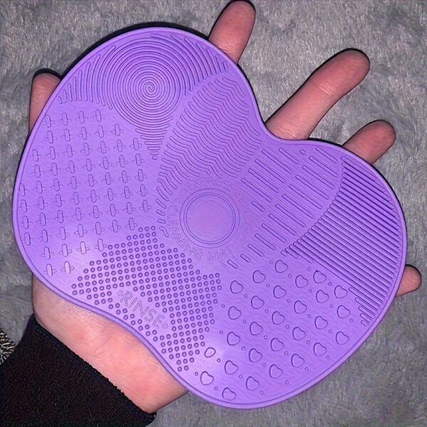 Silicone Apple Scrub Pad With Suction Cup Silicone Scrub Pad Beauty Tool Scrub Pad Makeup Brush Cleaning Pad - Image 15
