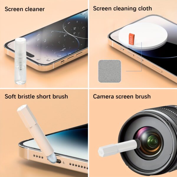 20 in 1 Multi-Function Cleaning Kit: Keyboard Cleaner, Earbuds Cleaning Pen, Brush for PC, Laptop, Phone, Headphones, Camera, and Airpod - Image 9