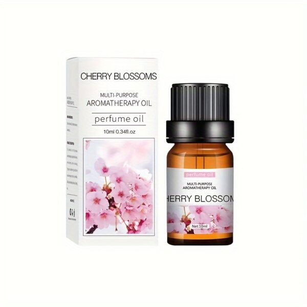 16 Types Of Essential Oils, Essential Oil 10ml, For Diffuser, Humidifier, Candle, Hair Conditioner - Rose/Sea/Cherry/Dong Yi Grass/lily/sandalwood/Sweet Orange/Osmanthus Green Tea/Mint Tea (0.34 Oz) - Image 4