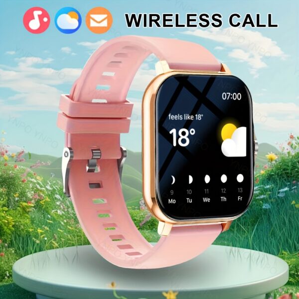 New Smart Watch with Wireless Calling/receiving, Multiple Sports Modes, Camera Control, Message Notification, Borderless Ultra-thin Design, Suitable for Android And iPhone, Unisex As A Gift - Image 13