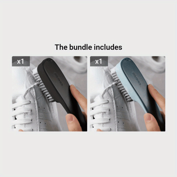 1PC Deluxe Shoe Cleaning Brush - Effective Plastic Clothes Scrubber with Gentle Bristles - Essential Household Cleaning Tool for Shoes, Suede, Nubuck, and Delicate Fabrics - Image 10