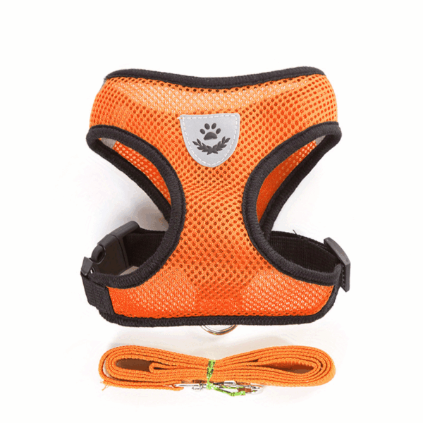 Reflective Pet Harness And Leash Set For Dogs And Cats, Adjustable Puppy Cat Vest Harness With Soft Mesh - Image 13