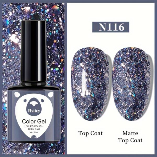 Plastic Bottle 36 Colors - New Autumn And Winter Collection of Colorful Light Therapy Nail Gel, LED Popular Nail Polish, Durable And Strong Salon Quality Manicure. - Image 42