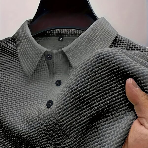 2024 New Men's Ice Sliky Fiber Sports Top - High-end Summer Short Sleeve, Versatile for Golf, Fishing, Basketball, Camping, Gym, Swimming, and Beach - Image 30