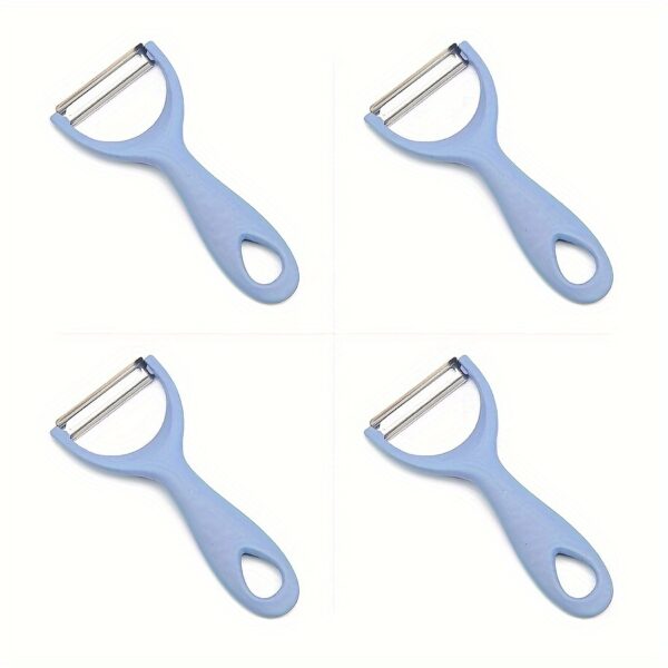 Stainless Steel Peeler, Ergonomic Handle, Easy Grip, Durable Kitchen Tool, Food-Safe Polypropylene Body, for Potatoes, Cabbage, Melons, Dishwasher Safe - Image 14
