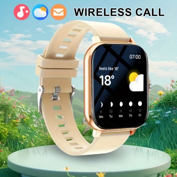New Smart Watch with Wireless Calling/receiving, Multiple Sports Modes, Camera Control, Message Notification, Borderless Ultra-thin Design, Suitable for Android And iPhone, Unisex As A Gift - Image 5