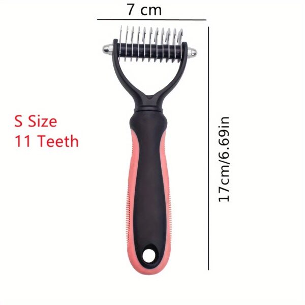 Premium Pet Hair Knot Cutter Comb - Dual-Action Grooming Tool for Effortless Mat Removal - Safe & Effective on Dogs and Cats - Ideal for All Fur Types - Image 6