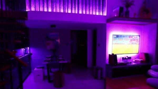Color Changing Smart LED Strip Lights - HBOWMDJIA 3ft-100ft LED Strip with Music Sync, App Control, Remote, and USB Power - Ideal for Bedroom Ambiance & Party Decorations - Image 15