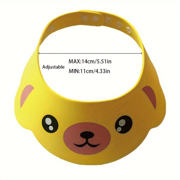 1pc Shower Cap, Bathroom Essentials, Waterproof Shampoo Cap, Adjustable Head Wash Cap, Bathroom Shampoo Cap, Portable Shower Cap, Provide A Comfortable Experience, Bathroom Supplies, Bathroom Accessories - Image 2