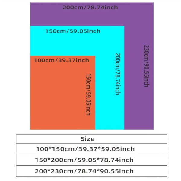 1pc Double-Sided Fleece Bed Blanket, Autumn And Winter Thickened Sofa Blanket, Air Conditioning Blanket, Suitable For All Seasons, Christmas present - Image 4