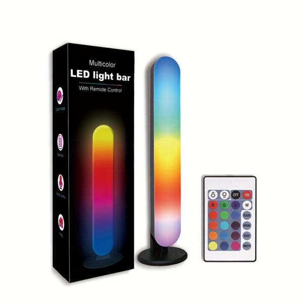 Smart RGB LED Strip Lights with 24-Key IR Remote Control - USB Powered, Non-Rechargeable Button Battery, Ideal for Gaming, TV Ambient Backlighting, and Party Decorations, Desk Lamp, Room, Music Sync - Image 3