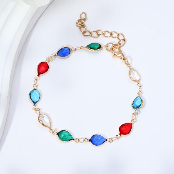 1 Piece Of Simple And Stylish Candy-colored Love Heart Bracelet For Ladies, A Gift For Girlfriend On Valentine's Day - Image 7