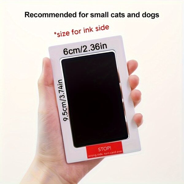 Pet Paw Print Ink Pad For Dogs, Touchless Ink Pad Pet Footprint Pad For Memorial Supplies - Image 6