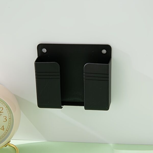 1pc Wall-Mounted Multifunctional Storage Box - Space-Saving Organizer with Phone Holder, Remote Control Shelf, and Bedside Storage - Perfect for Bedroom, Bathroom, Office, and Kitchen - Image 7