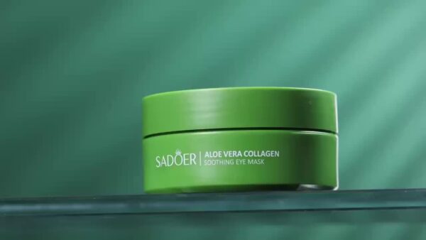 Algae Eye Mask. Collagen Eye Patch, Hydrating and Firming Light Beige Eye Mask - Image 8