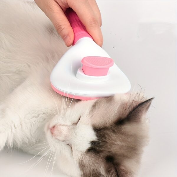 1pc Cat Comb Hair Removal Hair Comb Float Hair Cleaning Hair Removal Cleaner One-Click Hair Removal Dog Comb Needle Comb - Image 2