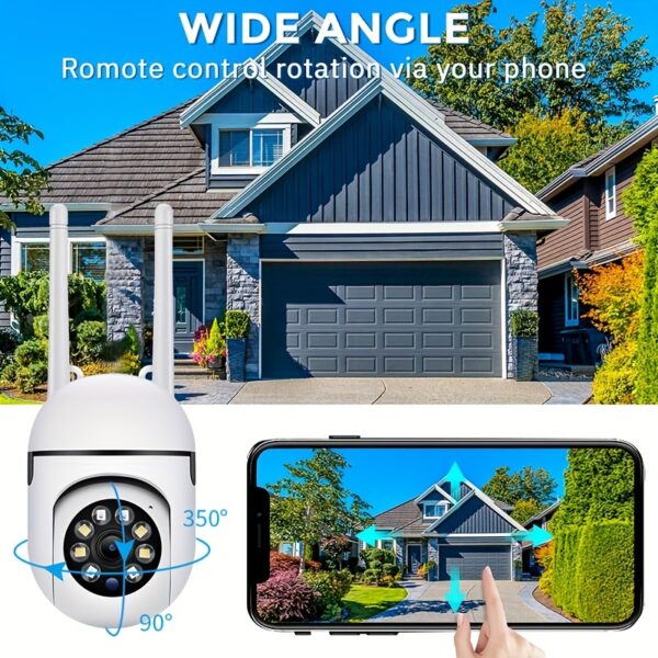 Cam With Color Night Vision Wireless 1080p HD Indoor/Outdoor Video Camera 2-Way Audio Wireless Security Camera Pan/Tilt/Zoom Wi-Fi Smart Home Security Camera With Motion Tracking For Baby & Pet Color Night Vision 2-Way Audio. - Image 4