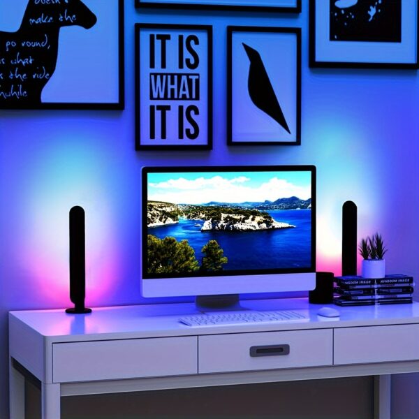Smart RGB LED Strip Lights with 24-Key IR Remote Control - USB Powered, Non-Rechargeable Button Battery, Ideal for Gaming, TV Ambient Backlighting, and Party Decorations, Desk Lamp, Room, Music Sync - Image 7
