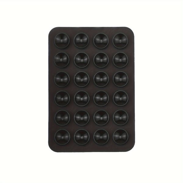 Adhesive Silicone Mobile Phone Holder with Suction Cup, Adhesive Silicone Hands-free Mirror Shower Phone Mount for Selfies and Videos (2 Colors Available) - Image 9