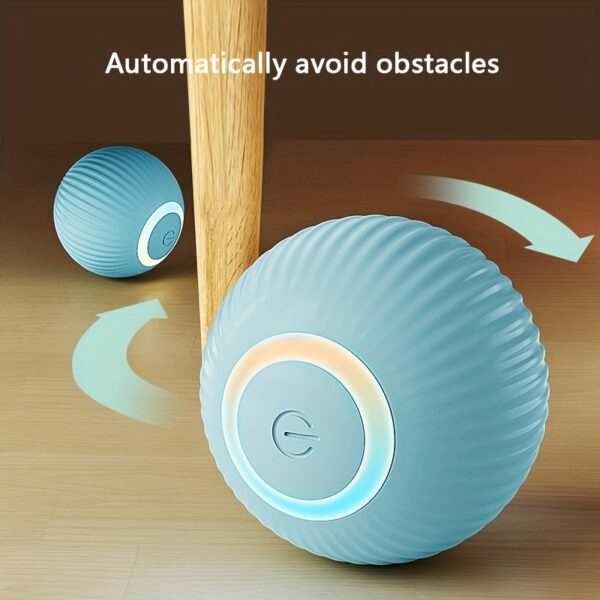 1pc Smart Cat Toys Automatic Rolling Ball Electric Cat Toys Interactive For Cats Training Self-moving Kitten Toys Pet Accessories