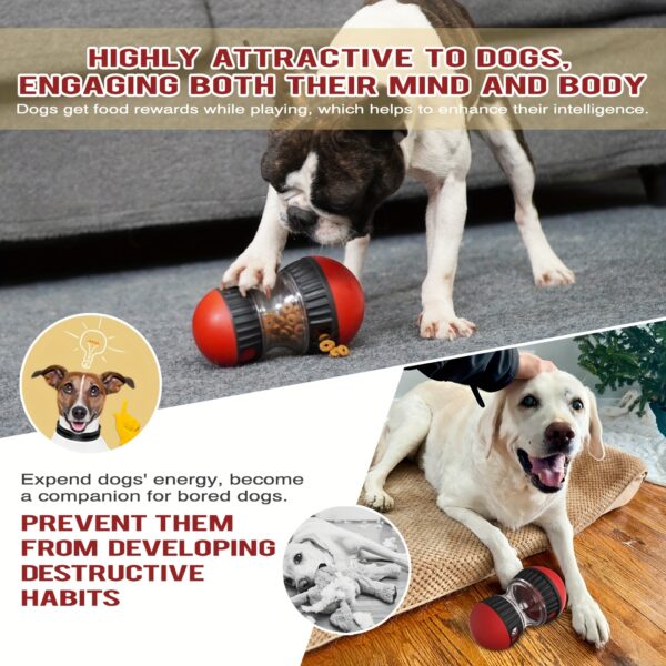 1pc Dogs Toy To Hide Food, Slow Feeding Toy, Ball-shaped Toys, Enjoy Interactive And Educational Dog Toys Christmas Gift - Image 3