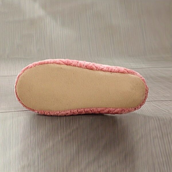 Warm & Cozy Women's Plush Indoor Slippers, Closed Toe Non Slip Home Mute Shoes - Image 7