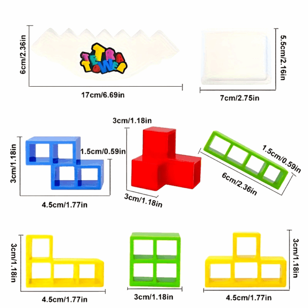 [Fun Balance Toys] Balance Tower Games, Stacking Fun Desktop Toys | Balancing Blocks, Entertaining Party Games | Balance Stacking Toys for Family Games, Gatherings, And Travel - Image 11