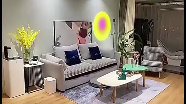 Human Sensing LED Night Light Corridor Wardrobe Bedroom Bedside Sensor Circular Light - Image 13