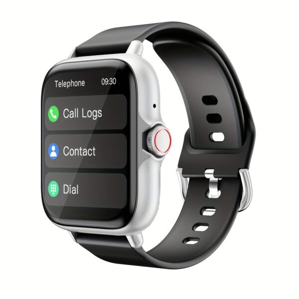 DESERTCAT Smart Watch, 1.83" Full Touch Screen, Activity Tracker with Call & Message Functions, Pedometer, Multiple Sports Modes, Compatible with iOS/Android Devices, Simple Style, Silicone Strap, Alloy Case, Ideal Gift for Any Occasion, Smart Watch for A - Image 11