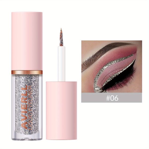Glitter Liquid Eyeliner Pen, Long Lasting Shimmer Waterproof Colourful Eyeliner, Easy Coloring Smudge Proof Fast Drying Eye Makeup For Music Festival - Image 13