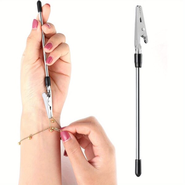 1Pc Easy-to-Use Bracelet Fastening Helper - DIY Jewelry Tool for Repair & Creation with Hook and Clip Features - Crafting Essential - Image 4