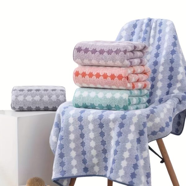 1pc Extra Large Bath Towel for Woman Ultra Soft Ultra Absorbent Quick Drying, Wash Cloths