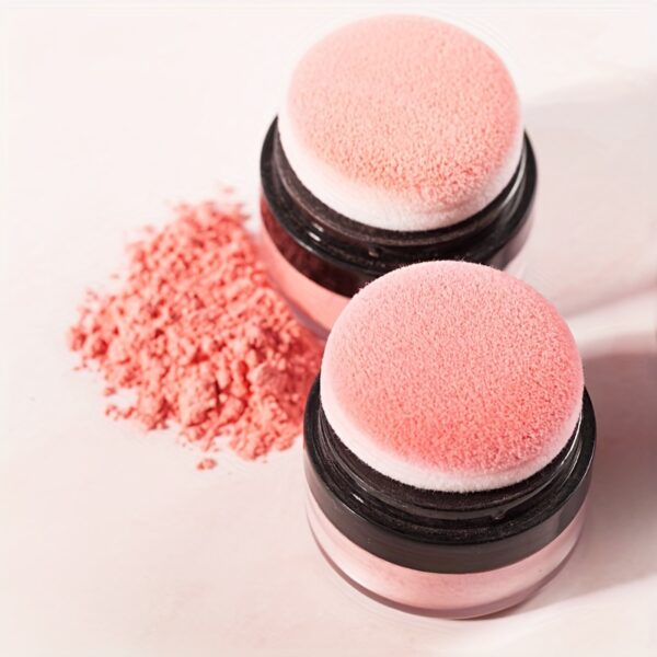 Nourishing Hydrating Blush - Radiant Complexion Boost with Natural-looking Nude Makeup - Ergonomic Mushroom Head Brush for Effortless Contour and Highlight Integration - Image 12