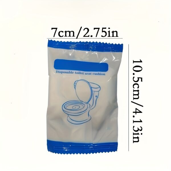 10/20PCS Disposable Toilet Seat Cover, Portable Toilet Seat Cover For Business Travel, Essential Travel Accessories For Airplanes And Camping, Bathroom Accessories, Toiletries, Teen Gifts - Image 4