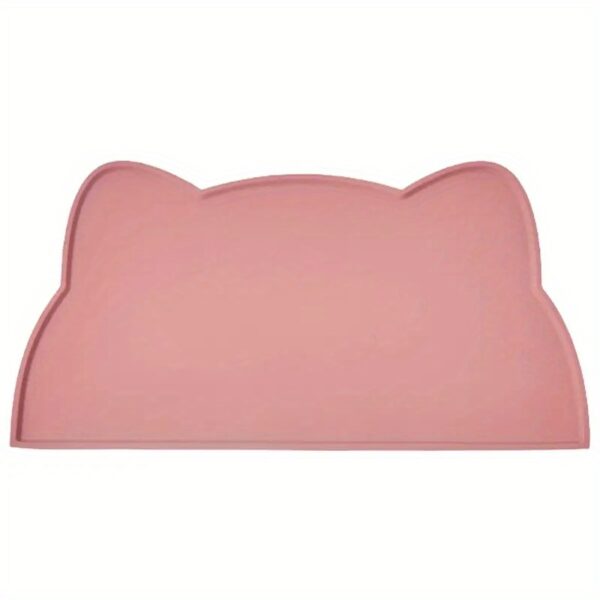 1pc Waterproof Silicone Pet Food Mat - Non-Slip, Easy To Clean - Image 8