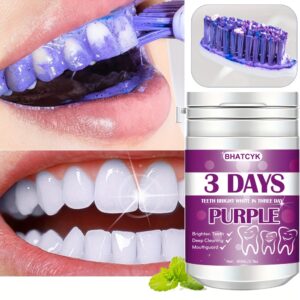 1pc Purple Teeth cleaning Powder, Teeth Polishing Tooth Deep CleaningPowder, Tooth Cleaning Powder For Daily Life