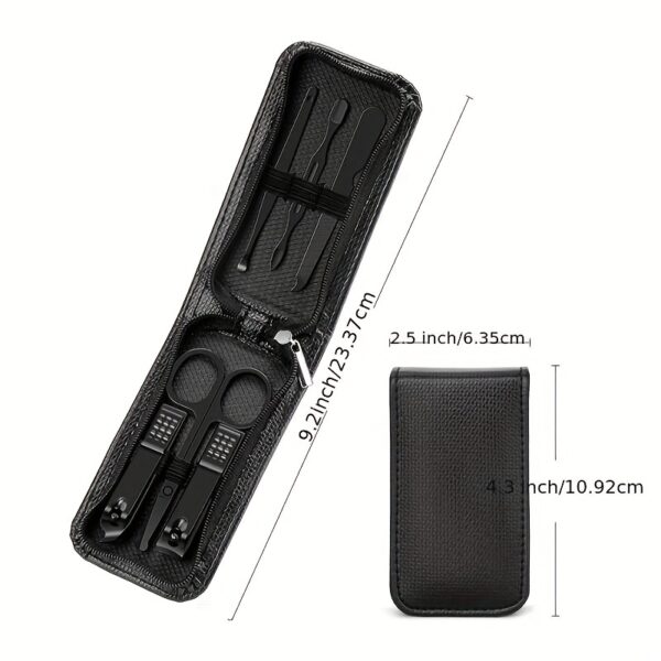 2023 New 6pcs Manicure & Pedicure Set Nail Scissors Clippers Ear Digging Spoon For Men & Women - Image 6