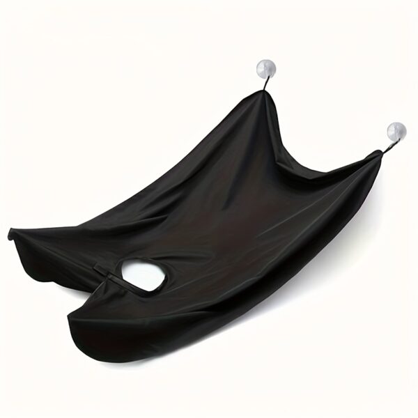 1pc Men's Home Beard Scraping Extra Wide Tie, Suction Cup Shape Shaving Bib, Ideal choice for Gifts - Image 6