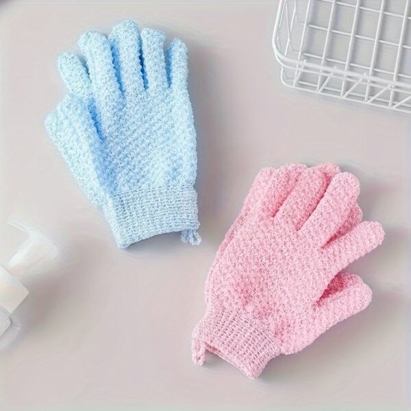 Exfoliating Shower Gloves for Deep Cleansing & Massage - Body Scrubber, Removes Dead Skin & Dryness - Image 5