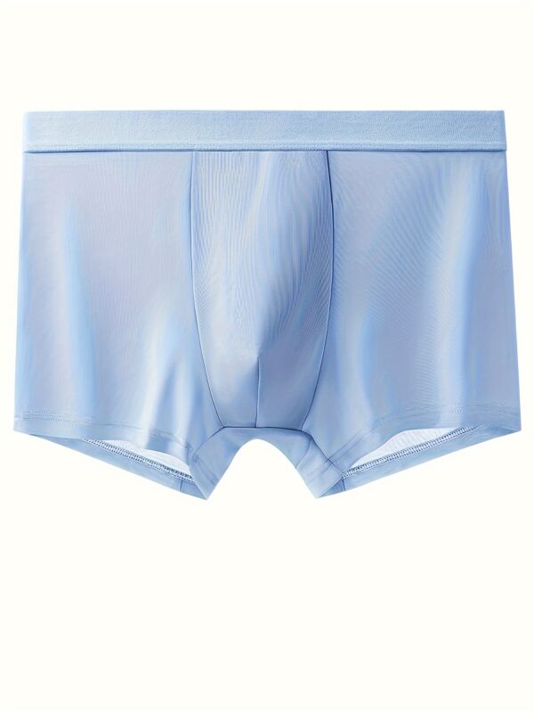Set of 5 Men'S Solid Color Boxer Shorts - Image 10
