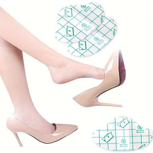 20pcs Gel Heel Protectors, Adhesive Pads For Heel Liners, Shoes Stickers - Image 8