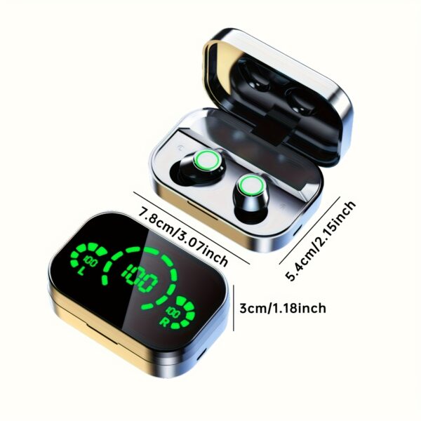 ANKRIYUL Wireless Earbuds Stereo Headset Sport Headphones in Ear Earphones with Charging Case - Image 2